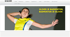 Desktop Screenshot of oliver-sport.cz