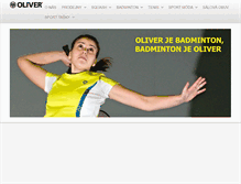 Tablet Screenshot of oliver-sport.cz